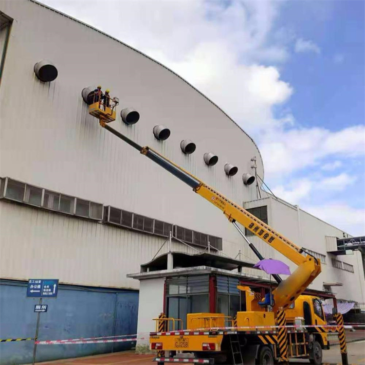 肥乡县高空作业车出租服务：专业广告牌安装解决方案